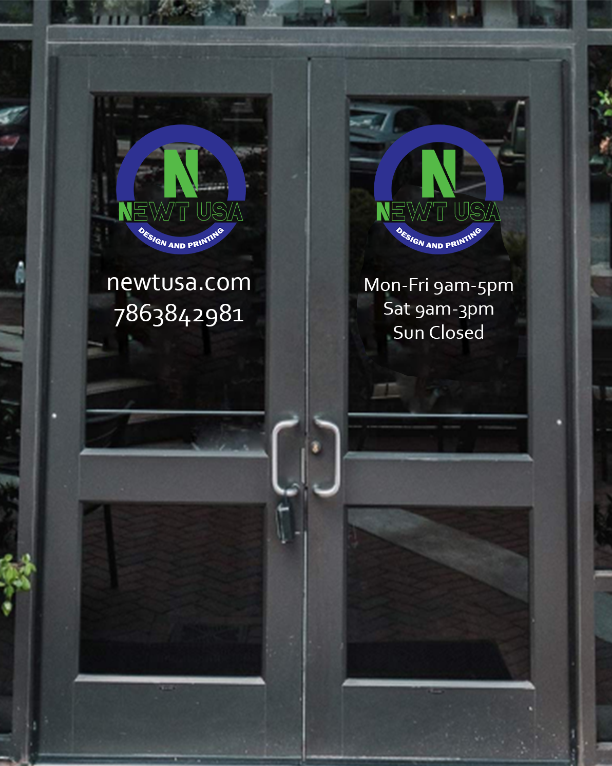 Exclusive Vinyl Lettering + Installation Package