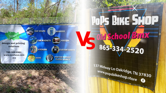 Mesh vs Vinyl Banners: Which is Right for Your Outdoor Advertising Needs?